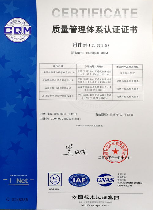 華檢醫(yī)療 專業(yè)體檢，品質(zhì)為先——2020年度ISO9001質(zhì)量管理體系認(rèn)證審核通過(guò)紀(jì)實(shí)